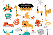 Nursery Bundle. 77% OFF, an Animal Illustration by Maru_art (Thumbnail 3 of 16)