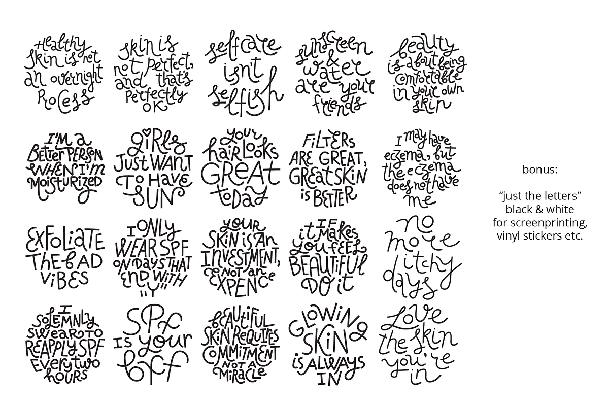 Beauty&Self-Care Quotes, an Illustration by Chickfish (Photo 5 of 5)