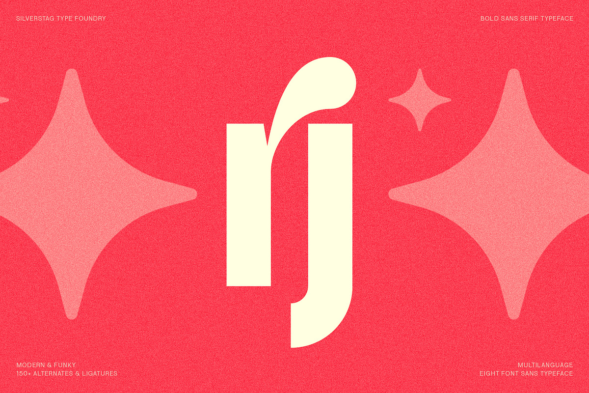 ROCKFALL - Bold Ligature Typeface, a Sans Serif Font by SilverStag Type Foundry (Photo 24 of 30)