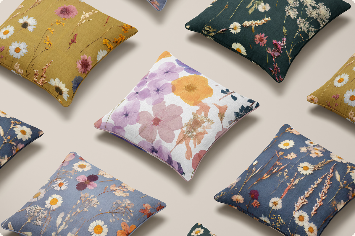 Twilight Herbarium Pressed Florals, a Pattern Graphic by Ninterints (Photo 10 of 17)