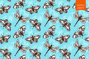 Insects Sketch Set