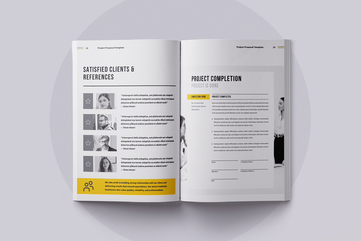 Proposal Template | Canva, a Brochure Template by ArtisticLand (Photo 8 of 10)