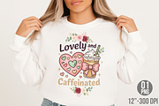 Lovely & Caffeinated Png, Caffeinate, an Illustration by Designking (Thumbnail 2 of 6)