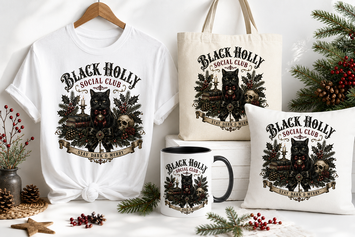 Gothic Christmas Halloween Bundle, an Object Graphic by Daisy Design (Photo 9 of 16)