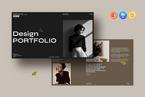 Portfolio Presentation Template, a Presentation Template by Slide_Genius1