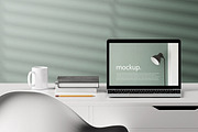 Laptop Office Concept Mockup Pack, a Mac Mockup by mocko (Thumbnail 3 of 12)