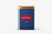 Square Tin Can Mockup Set, a Cups & Container Mockup by Deeplab (Thumbnail 13 of 16)