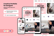 Elowen - Artistic Portfolio Landing, a Landing Page Template by twinstd (Thumbnail 1 of 5)
