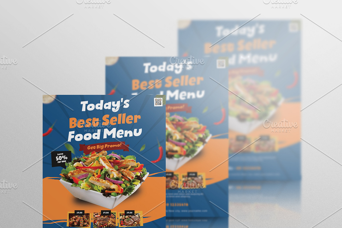 Restaurant Flyer, a Flyer Template by GreenPixi (Photo 4 of 4)