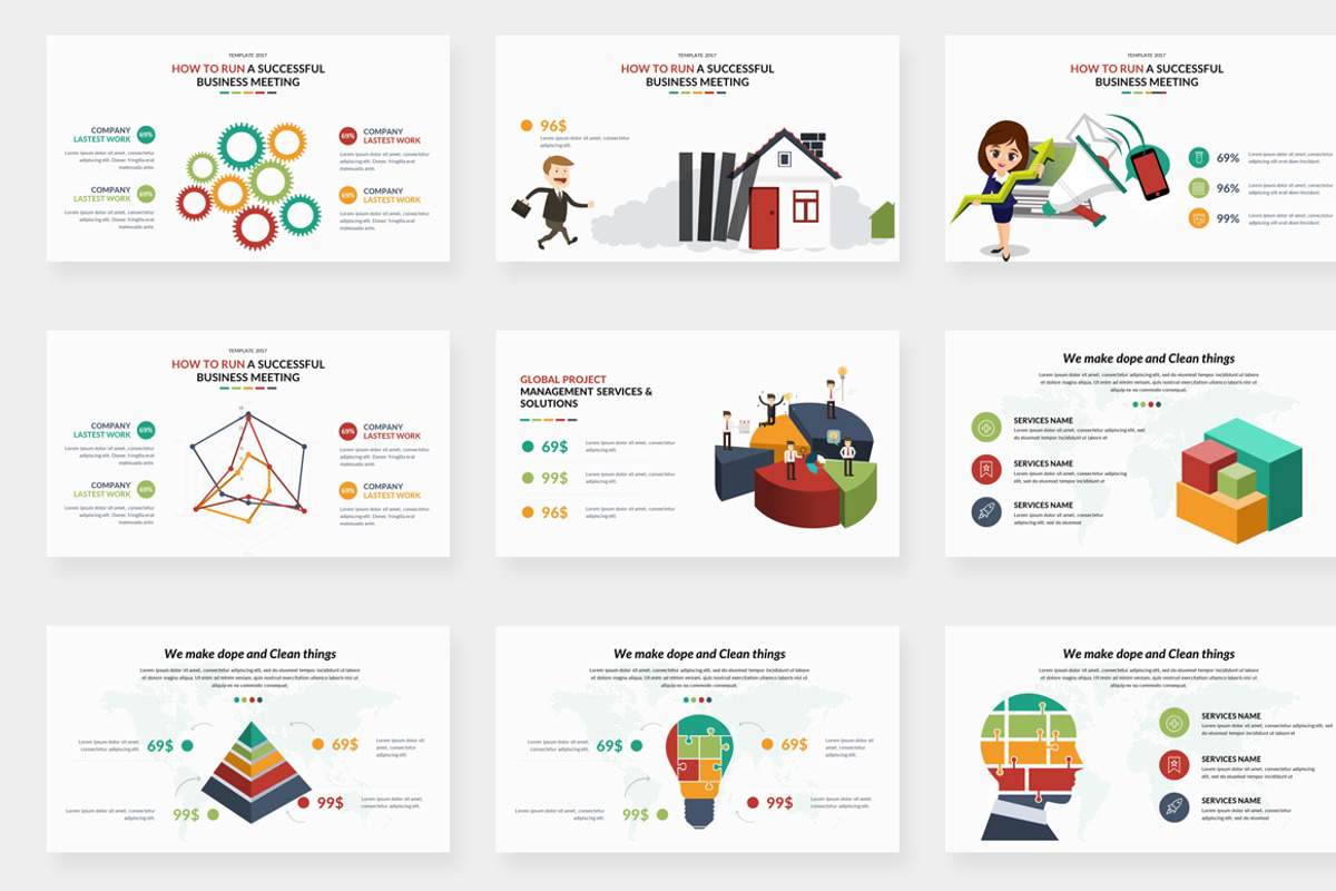 Dizital Infographic Pack Keynote, a Presentation Template by One Percent Studio (Photo 3 of 20)
