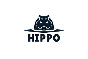Hippo logo vector icon illustration, a Branding & Logo Template by Dyn Studio