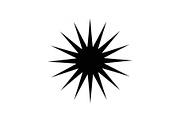 Abstract Sunburst Silhouette Set, a Graphic by hafijul (Thumbnail 6 of 11)