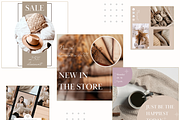 40 Template for Instagram. Autumn, a Social Media Template by uiux_Marty (Thumbnail 6 of 9)