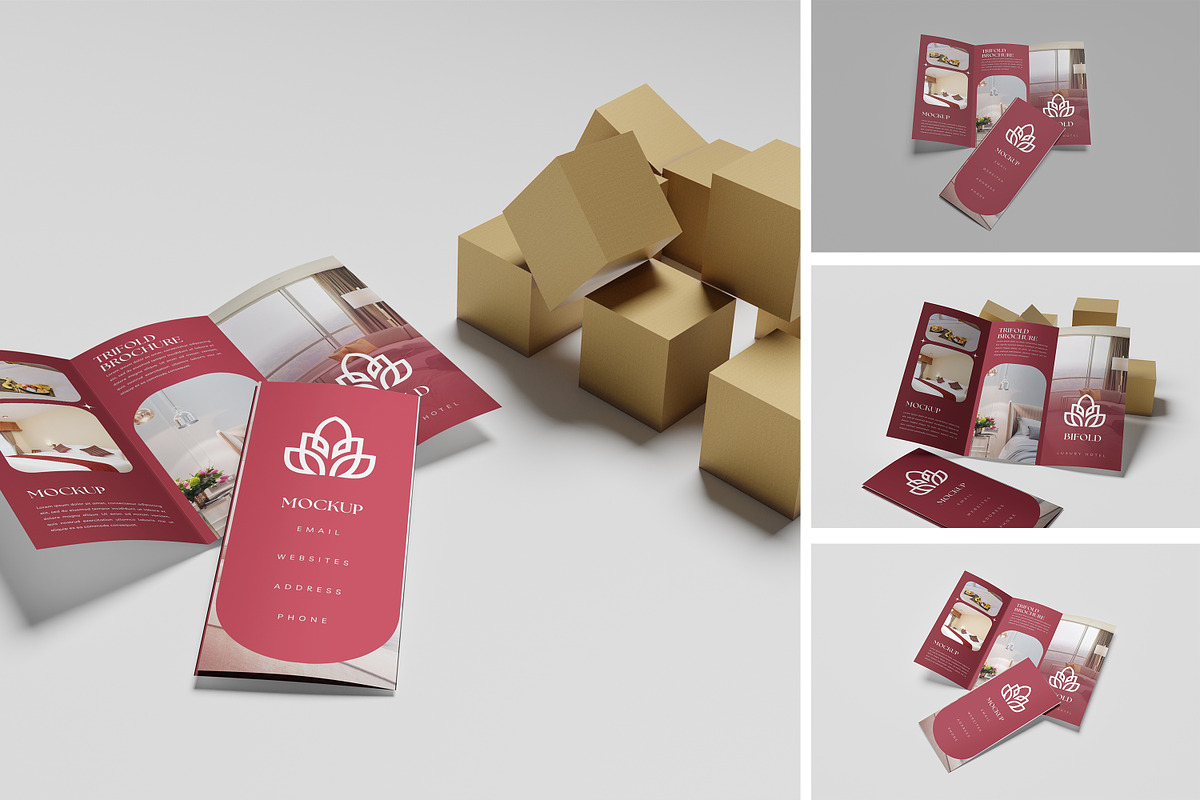 Trifold brochure, a Brochure Template by kebunmockup (Photo 1 of 5)
