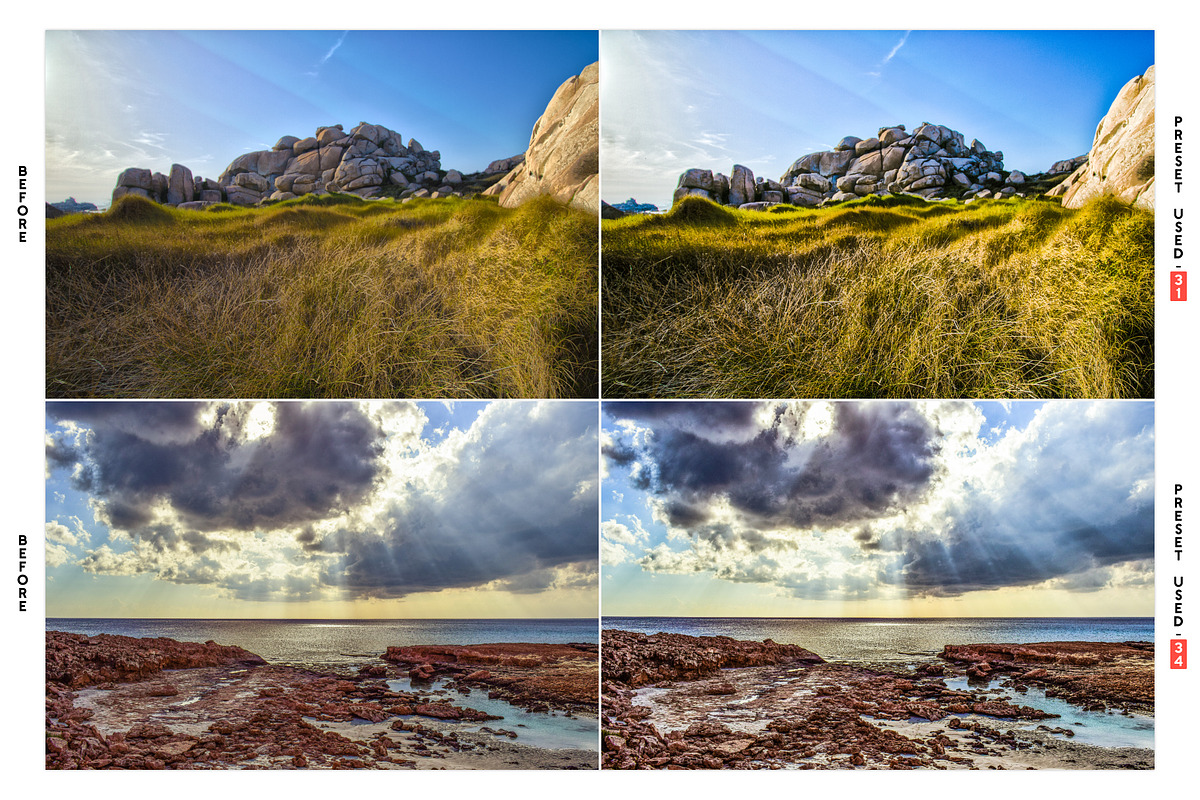 HDR Landscape Lightroom Presets, an Action Add-On by Effect-Hub (Photo 7 of 13)