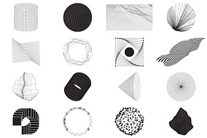 80 Vector Abstract Shapes Vol.1