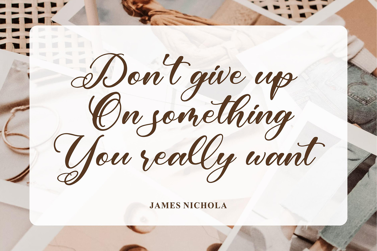 Rafaela Belaria Beautiful Script, a Script Font by Letterena Studios Script (Photo 6 of 15)