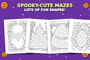 60 Halloween Mazes for Kids, a Seasonal Illustration by Dreamy Little Graphics (Thumbnail 3 of 7)