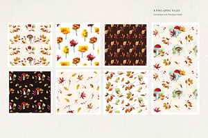 FALL MAGIC Watercolor Collecion