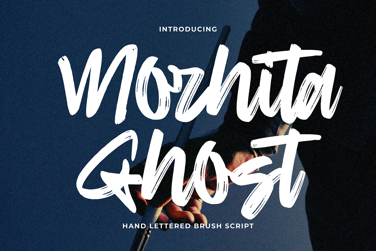 Morhita Ghost, a Handwritten Font by Gatype (Photo 1 of 12)