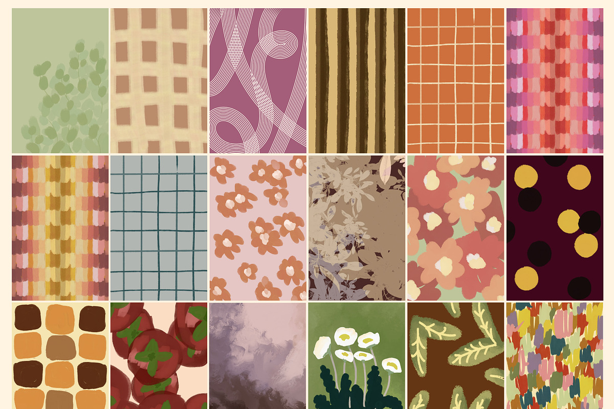 80 Hand-Painted Autumn Backgrounds, a Background Graphic by DreamoraArt (Photo 5 of 8)