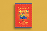 Navratri & Dushera Event Flyer, a Flyer Template by Guuver (Thumbnail 1 of 3)