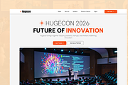 Hugecon - Events Web HTML Template, a HTML Template by TNCFlow (Thumbnail 2 of 5)