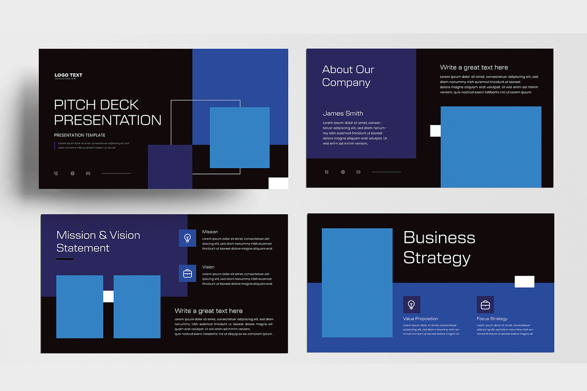 Business Pitch Deck Presentation, a Presentation Template by MightyDesign (Photo 2 of 8)