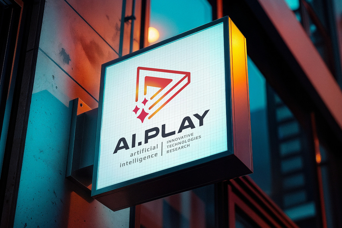 Ai Play Button Logo, a Branding & Logo Template by Design_Planet (Photo 3 of 4)