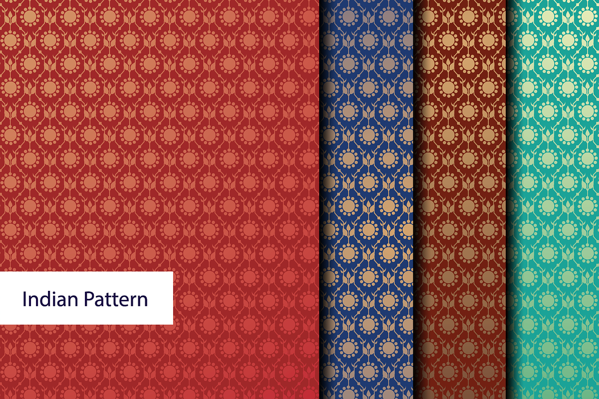 Seamless Indian Patterns Set of 75+, a Pattern Graphic by ThePhoton (Photo 10 of 17)