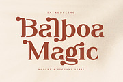 Balboa Magic - Modern Serif Font, a Serif Font by Aqeel_Art (Thumbnail 1 of 9)