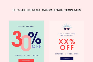 Summer Sale Email Template Bundle