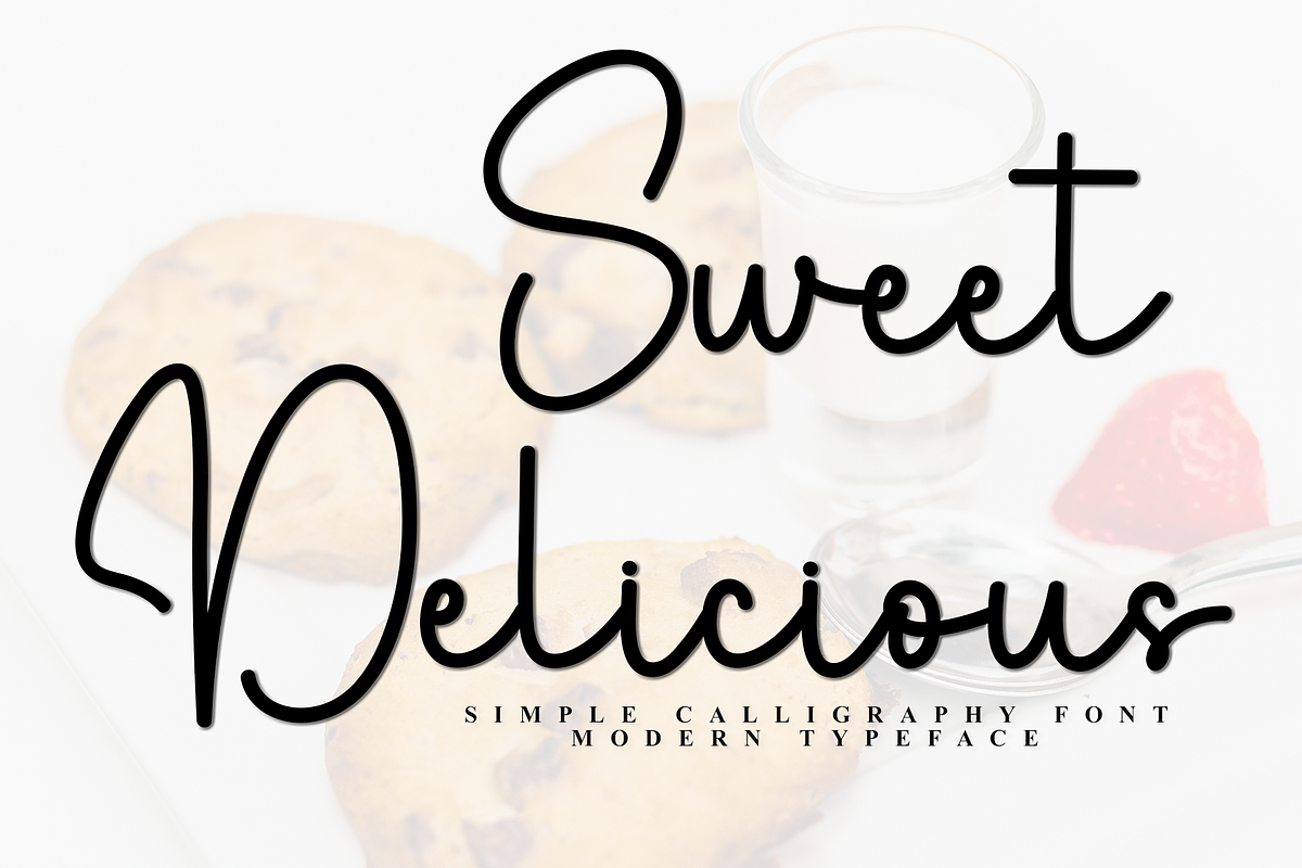 Sweet Delicious, a Handwritten Font by FreshTypeINK (Photo 1 of 8)
