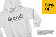 Fluff - Geometric Display Font, a Sans Serif Font by fluffstudio (Thumbnail 3 of 7)