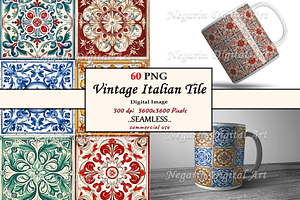Vintage Italian Pattern Tile V1