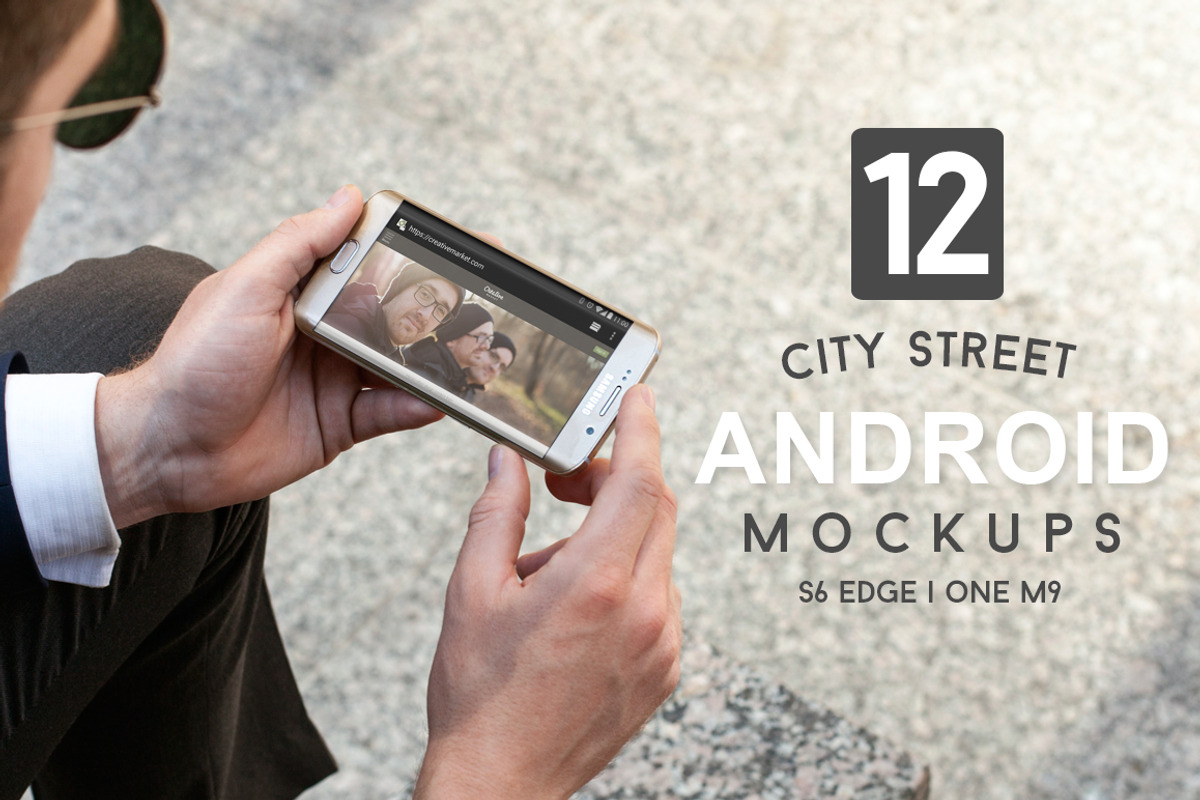 12 City Street Android Mockups, an Android Mockup by ZedProMedia (Photo 1 of 5)