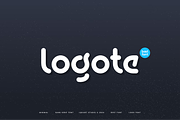 Logote - Modern Logo Font, a Sans Serif Font by Iqsiart Studio (Thumbnail 1 of 8)