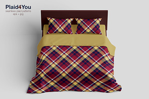 18 Royal Golden Plaid Patterns