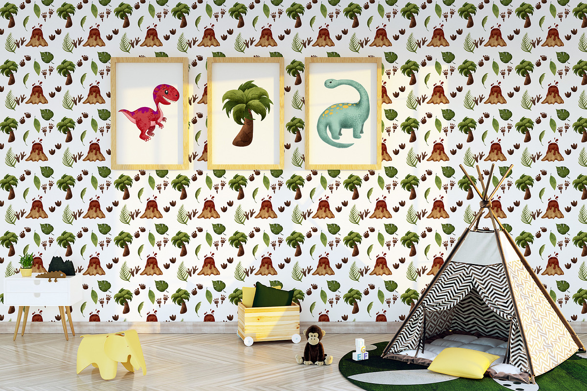 Nursery frame and wall mockup bundle, a Print Template by MockupMarket (Photo 14 of 14)