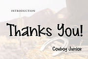 Cowboy Junior, a Slab Serif Font by Wow Magic (Thumbnail 3 of 3)