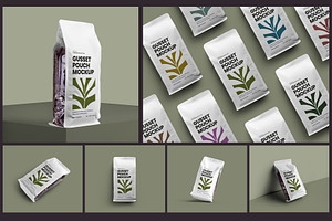 13 Mockups Side Gusset Coffee Bag