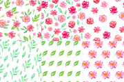 Watercolor Flowers and Leaves, a Decorative Illustration by Artspace (Thumbnail 3 of 3)