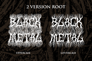 Dark Root Brutal Deathmetal Font, a Font by PutraCetol Studio (Thumbnail 4 of 5)