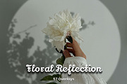 57 Floral Reflection Overlays, a Pattern Graphic by 3Motional (Thumbnail 1 of 16)