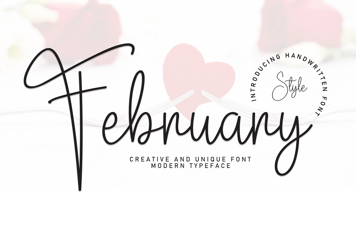February | Script Font, a Handwritten Font by Scratchones (Photo 1 of 8)