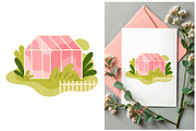 Cottagecore elements collection, a Seasonal Illustration by Annie Birdie (Thumbnail 3 of 7)