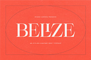 Belize – Stylish Ligature Serif Font, a Serif Font by Studio Aurora (Thumbnail 1 of 8)