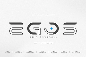 Egos-Futuristic Sci-Fi Display Font