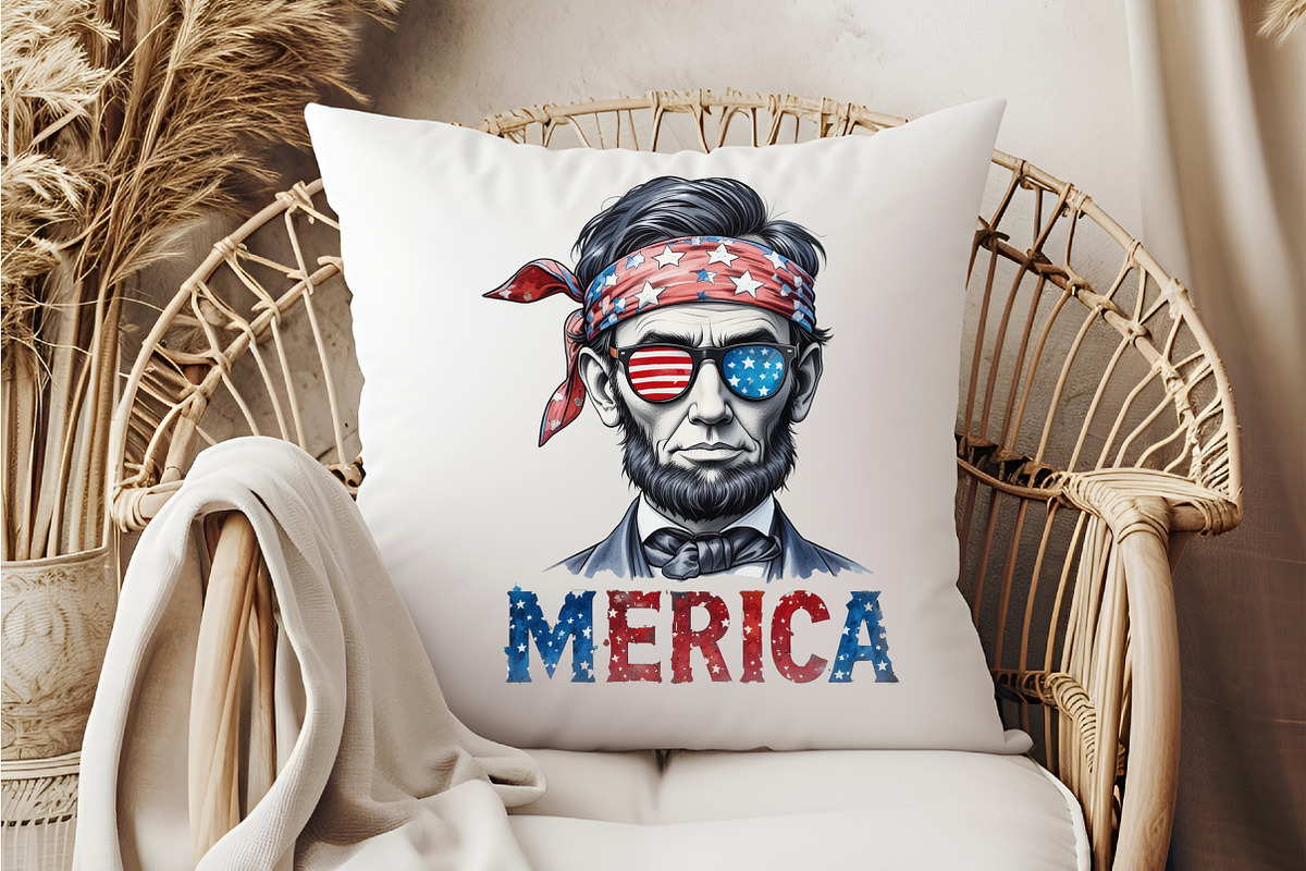 Merica 4th of July Clipart, an Illustration by DreamCafeArt (Photo 6 of 7)