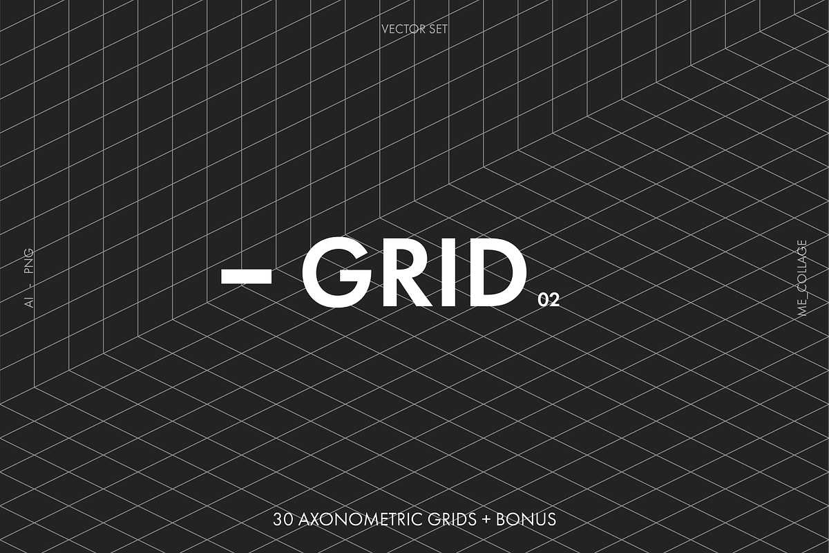 30 Vector Isometric Grids, an Object Graphic by ME_COLLAGE (Photo 11 of 11)